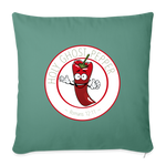 Holy Ghost Pepper - Throw Pillow Cover - cypress green