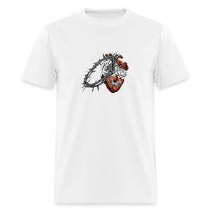 Heart for the Savior - Unisex Classic T-Shirt - white