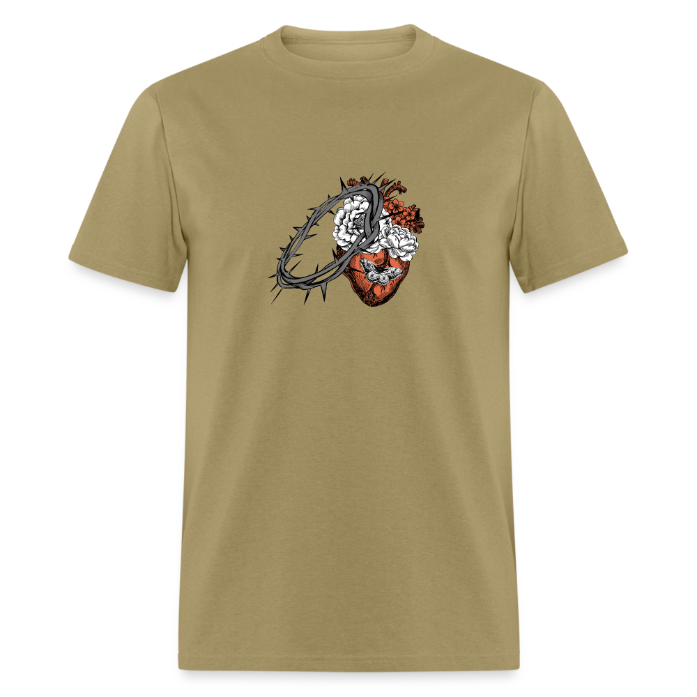 Heart for the Savior - Unisex Classic T-Shirt - khaki
