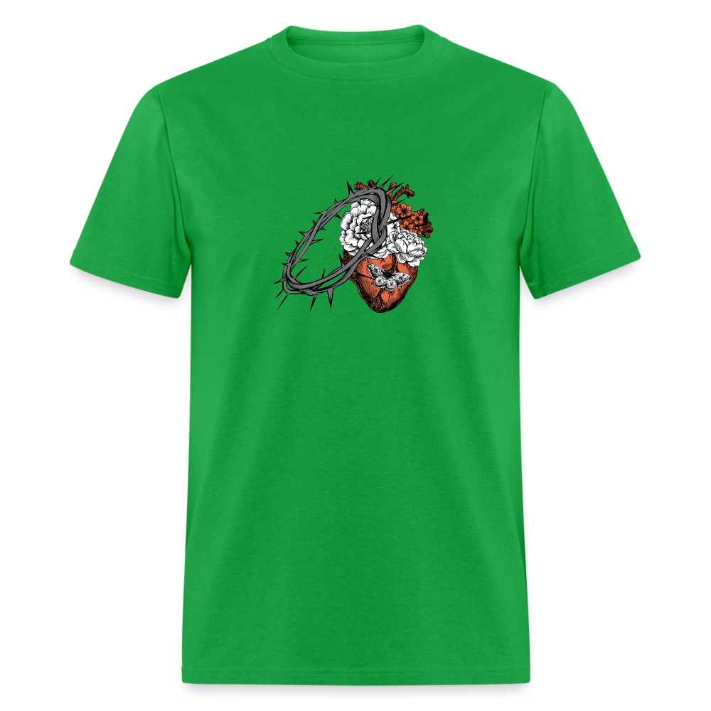 Heart for the Savior - Unisex Classic T-Shirt - bright green