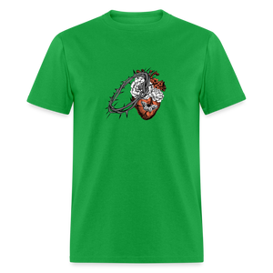 Heart for the Savior - Unisex Classic T-Shirt - bright green