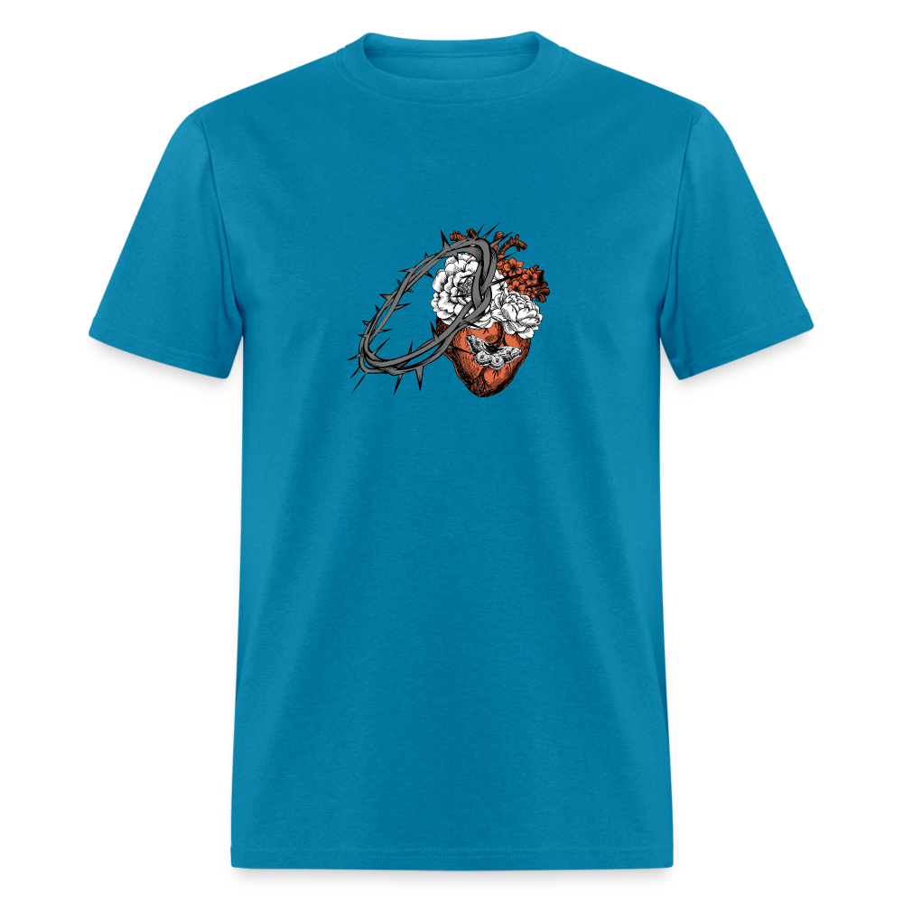 Heart for the Savior - Unisex Classic T-Shirt - turquoise