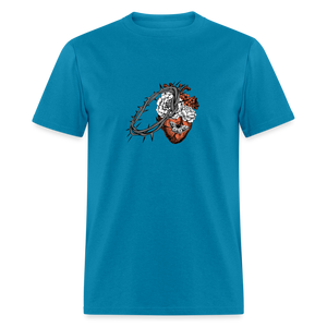 Heart for the Savior - Unisex Classic T-Shirt - turquoise
