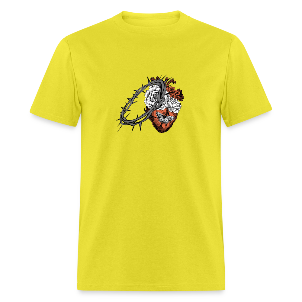 Heart for the Savior - Unisex Classic T-Shirt - yellow