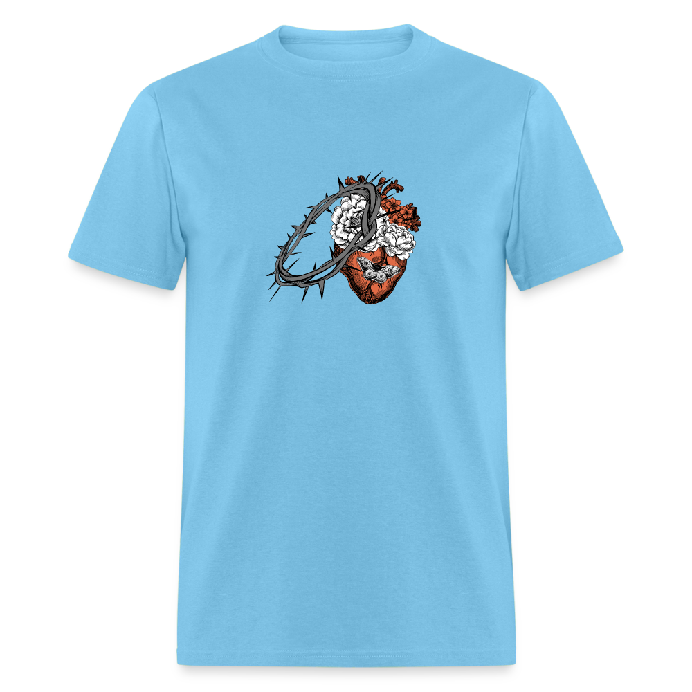 Heart for the Savior - Unisex Classic T-Shirt - aquatic blue