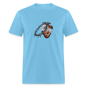Heart for the Savior - Unisex Classic T-Shirt - aquatic blue