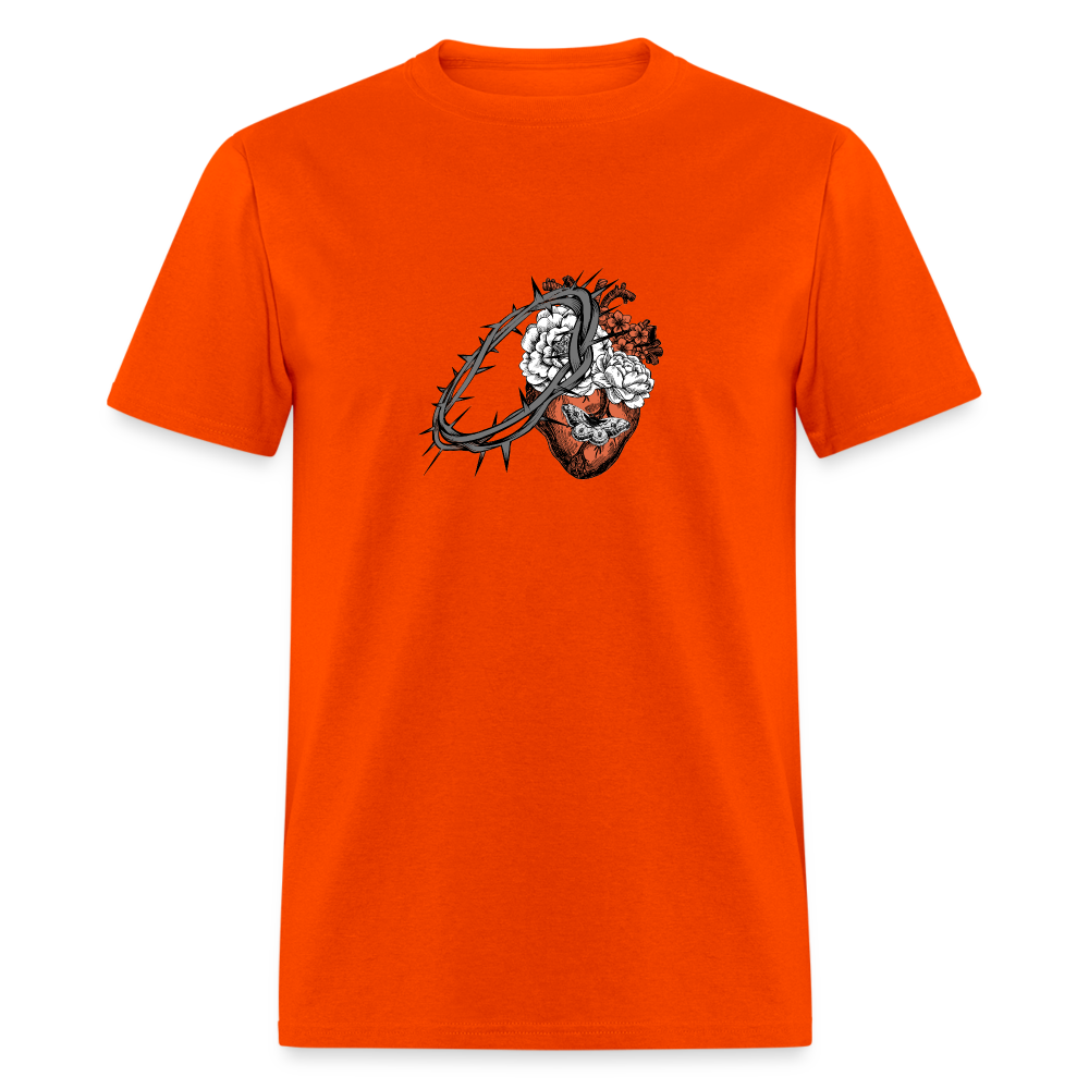 Heart for the Savior - Unisex Classic T-Shirt - orange