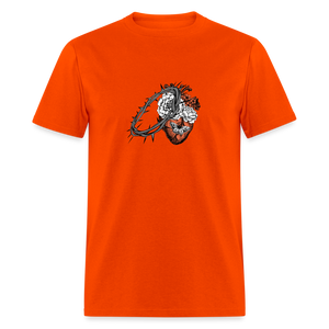 Heart for the Savior - Unisex Classic T-Shirt - orange