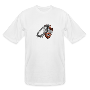 Heart for the Savior - Men's Tall T-Shirt - white