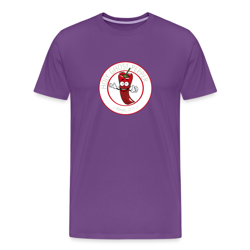 Holy Ghost Pepper - Men's Premium T-Shirt - purple