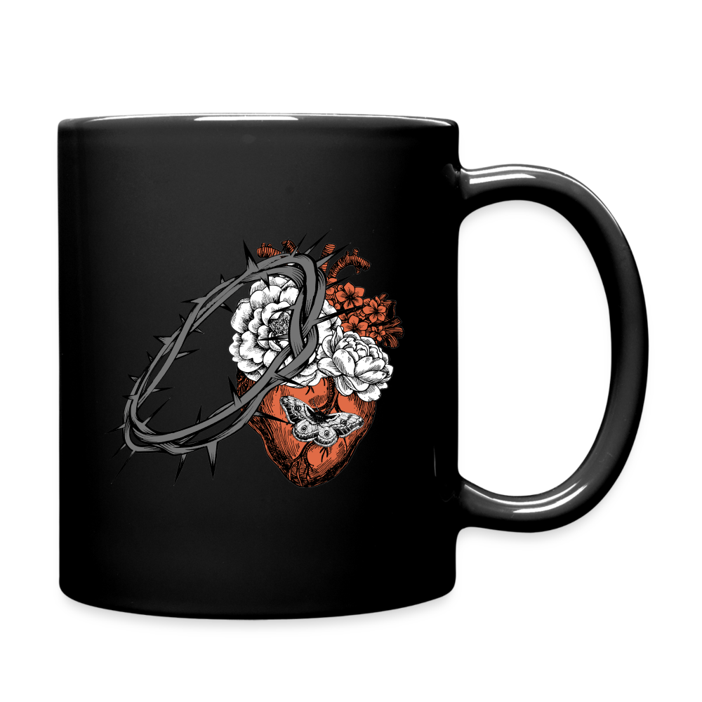 Heart for the Savior - Full Color Mug - black