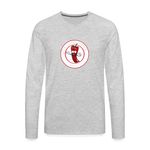Holy Ghost Pepper - Men's Premium Long Sleeve T-Shirt - heather gray