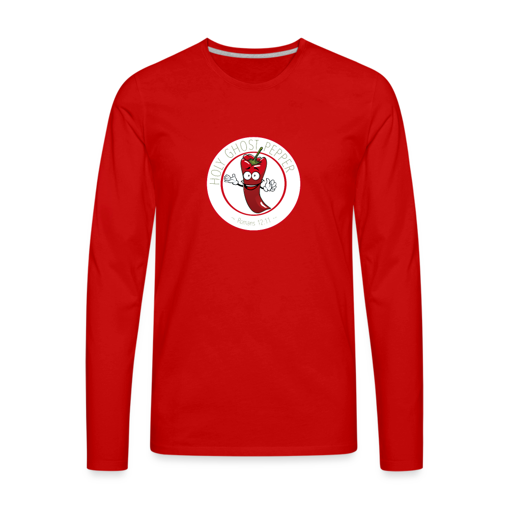 Holy Ghost Pepper - Men's Premium Long Sleeve T-Shirt - red