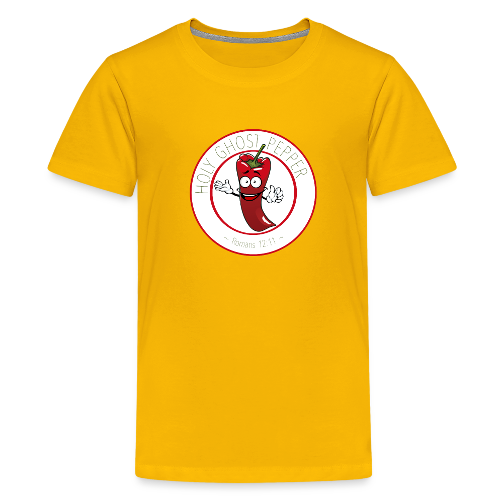 Holy Ghost Pepper - Kids' Premium T-Shirt - sun yellow