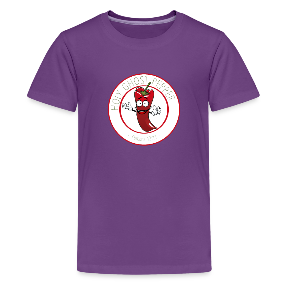 Holy Ghost Pepper - Kids' Premium T-Shirt - purple