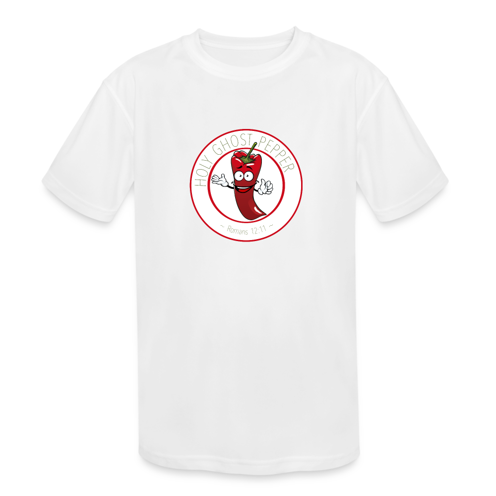 Holy Ghost Pepper - Kids' Moisture Wicking Performance T-Shirt - white