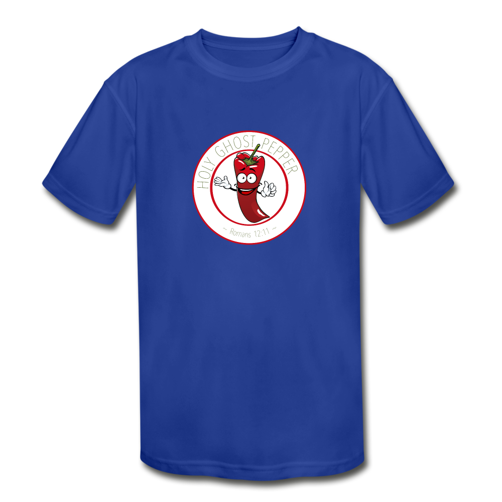 Holy Ghost Pepper - Kids' Moisture Wicking Performance T-Shirt - royal blue