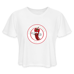 Holy Ghost Pepper - Women's Cropped T-Shirt - white