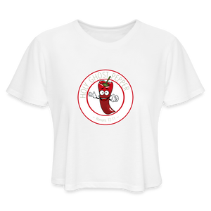 Holy Ghost Pepper - Women's Cropped T-Shirt - white