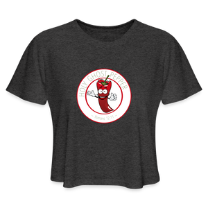 Holy Ghost Pepper - Women's Cropped T-Shirt - deep heather