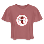 Holy Ghost Pepper - Women's Cropped T-Shirt - mauve