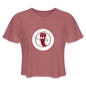 Holy Ghost Pepper - Women's Cropped T-Shirt - mauve