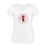 Holy Ghost Pepper - Women's V-Neck T-Shirt - white