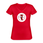 Holy Ghost Pepper - Women's V-Neck T-Shirt - red