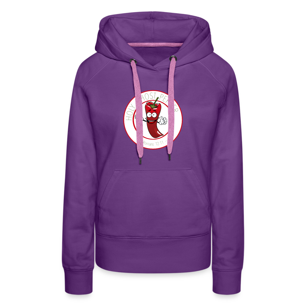 Holy Ghost Pepper - Women’s Premium Hoodie - purple