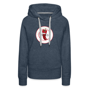 Holy Ghost Pepper - Women’s Premium Hoodie - heather denim