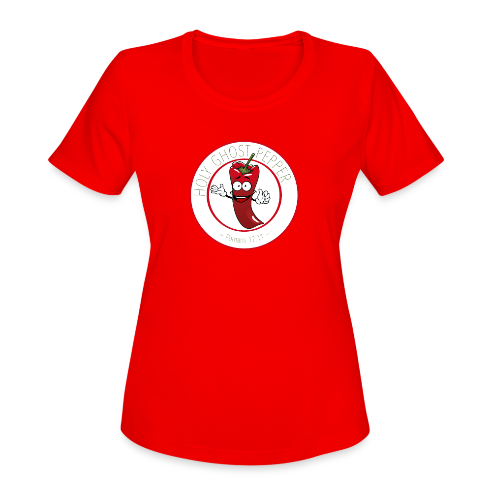 Holy Ghost Pepper - Women's Moisture Wicking Performance T-Shirt - red