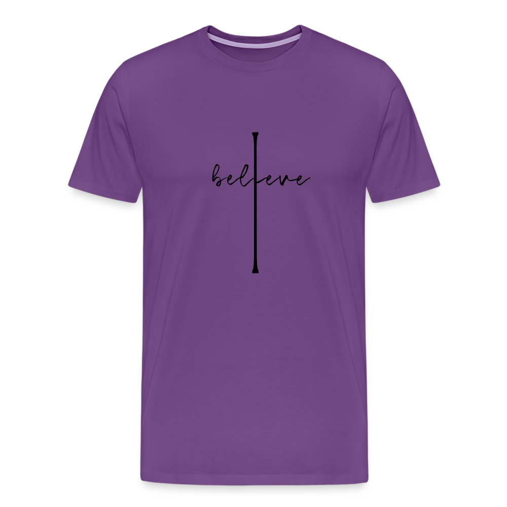 I Believe - Unisex Premium T-Shirt - purple
