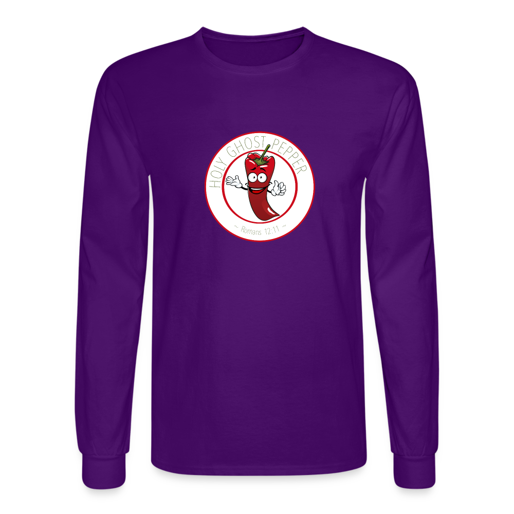Holy Ghost Pepper - Unisex Long Sleeve T-Shirt - purple