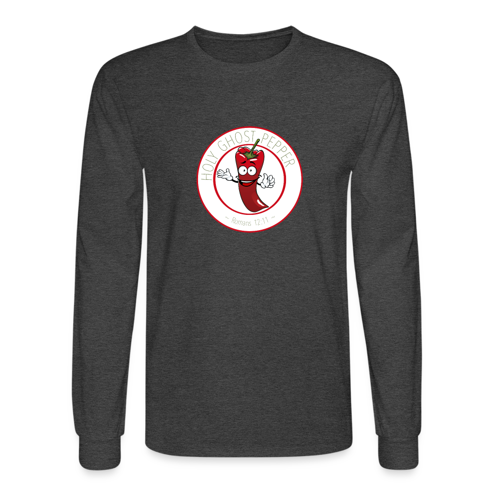Holy Ghost Pepper - Unisex Long Sleeve T-Shirt - heather black
