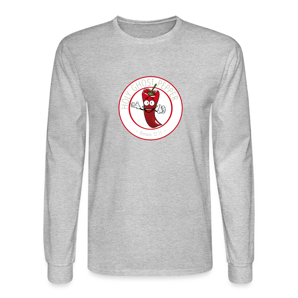 Holy Ghost Pepper - Unisex Long Sleeve T-Shirt - heather gray