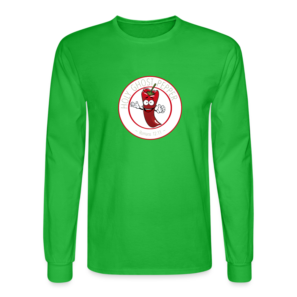 Holy Ghost Pepper - Unisex Long Sleeve T-Shirt - bright green