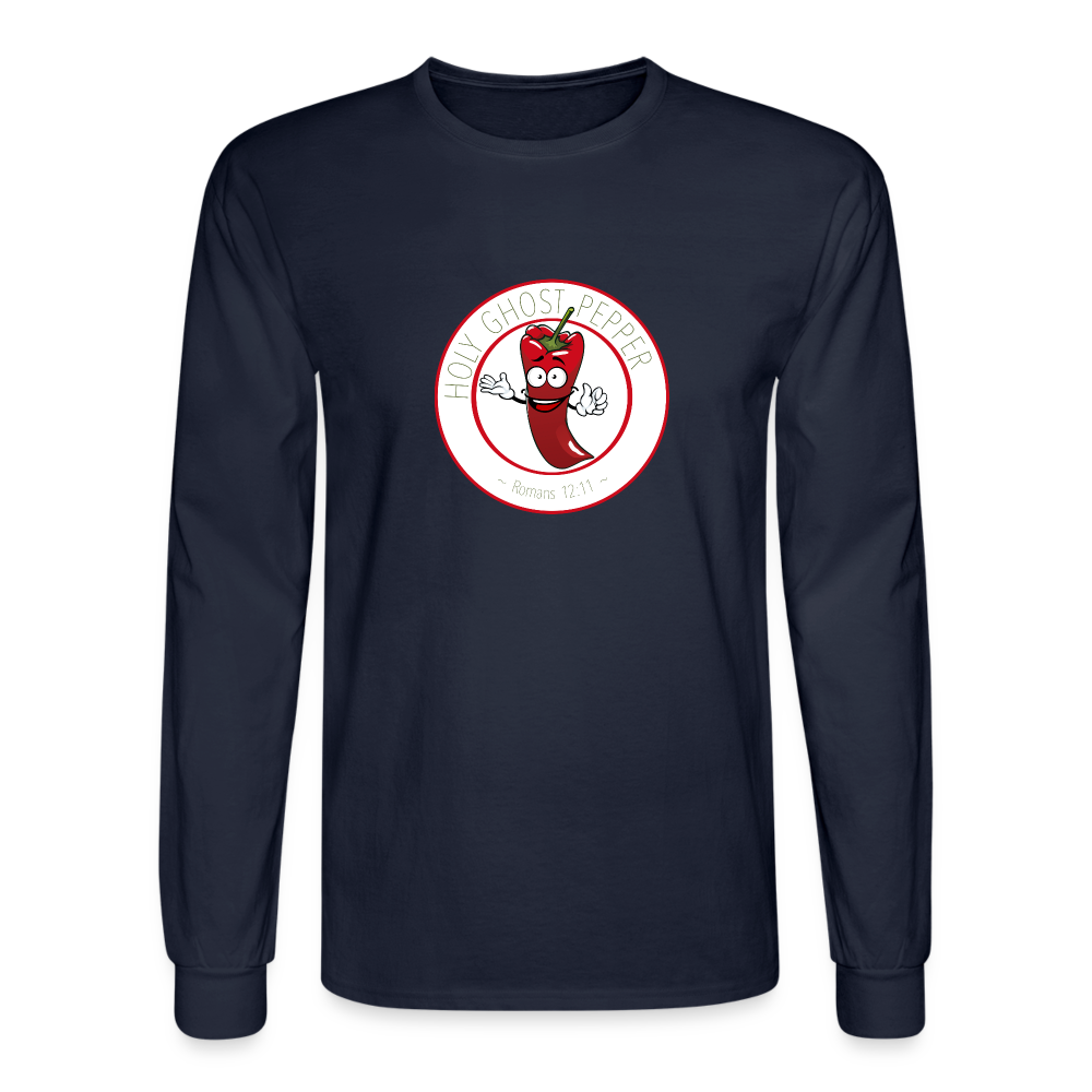 Holy Ghost Pepper - Unisex Long Sleeve T-Shirt - navy