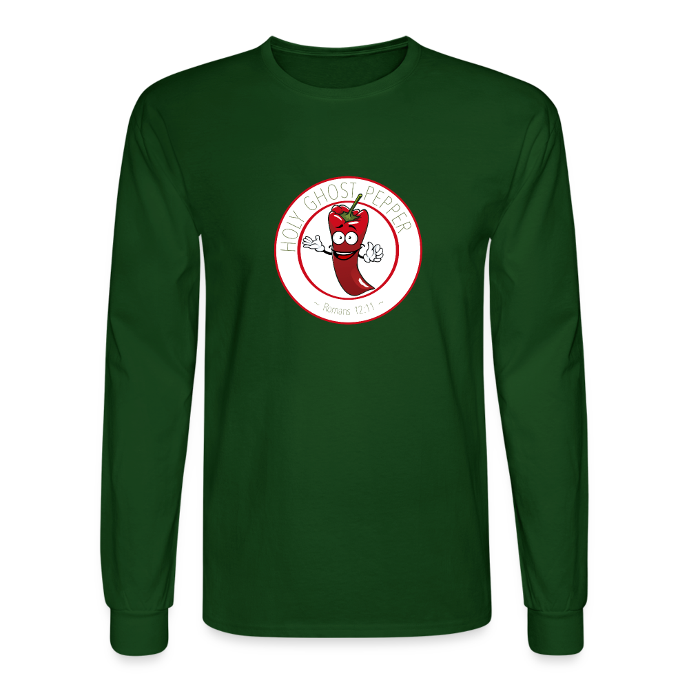 Holy Ghost Pepper - Unisex Long Sleeve T-Shirt - forest green