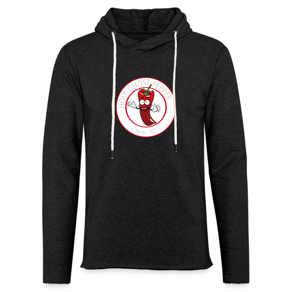 Holy Ghost Pepper - Unisex Lightweight Terry Hoodie - charcoal grey