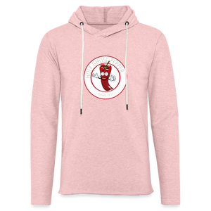 Holy Ghost Pepper - Unisex Lightweight Terry Hoodie - cream heather pink