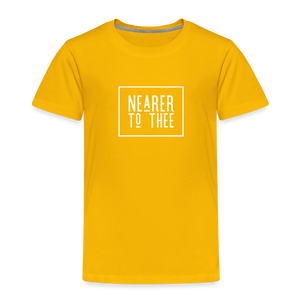 Nearer to Thee - Toddler Premium T-Shirt - sun yellow