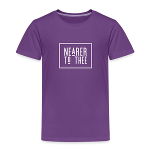Nearer to Thee - Toddler Premium T-Shirt - purple