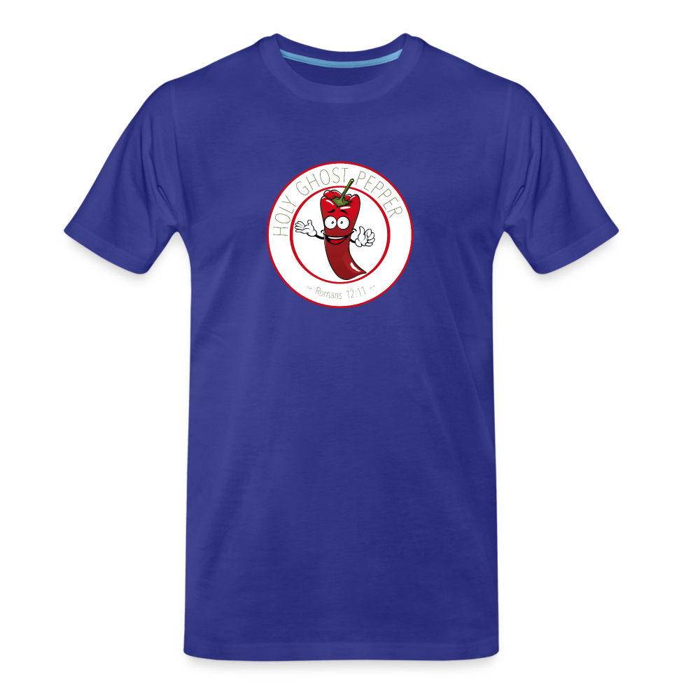 Holy Ghost Pepper - Men’s Premium Organic T-Shirt - royal blue