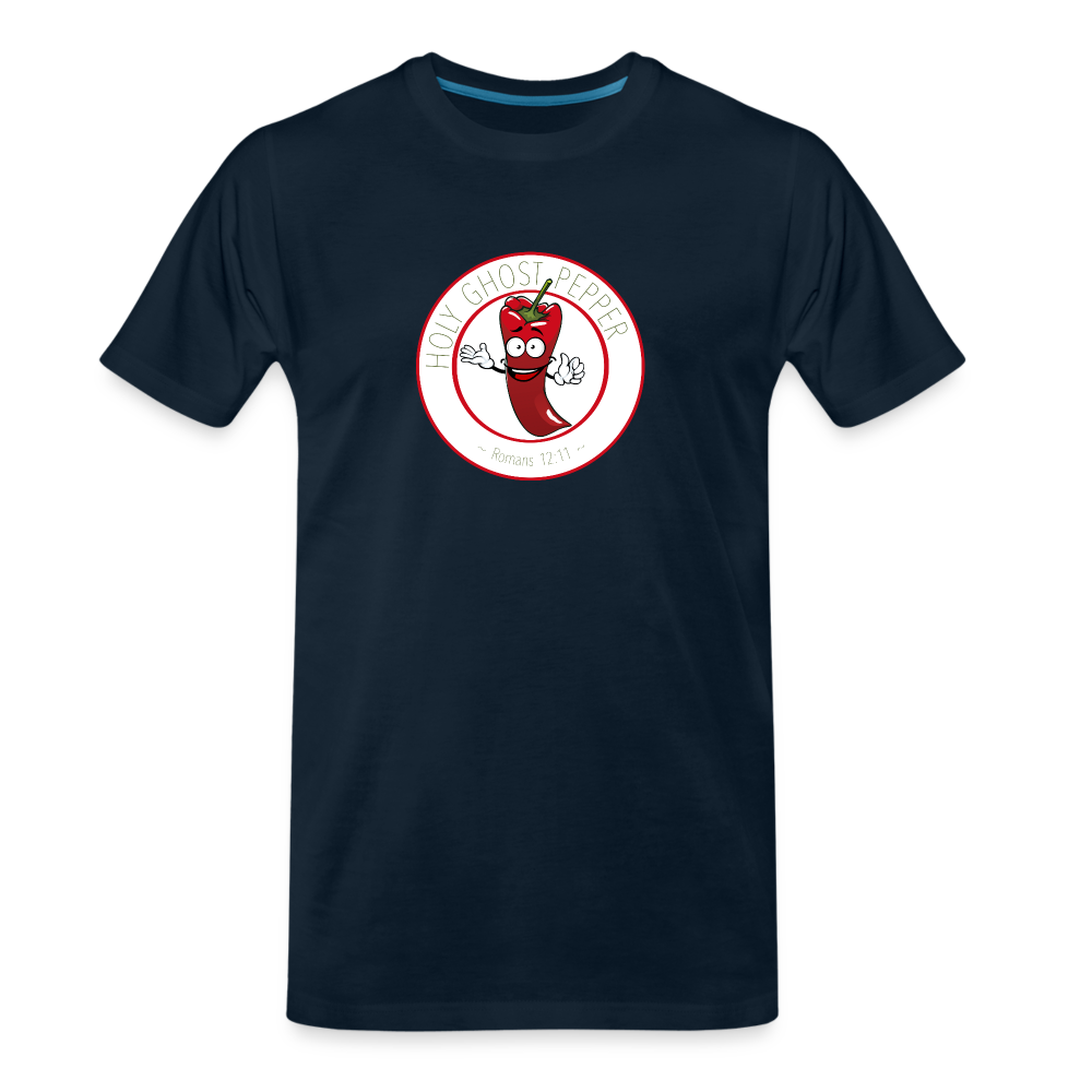 Holy Ghost Pepper - Men’s Premium Organic T-Shirt - deep navy