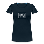 Nearer to Thee - Women’s Premium Organic T-Shirt - deep navy