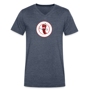 Holy Ghost Pepper - Men's V-Neck T-Shirt - heather navy