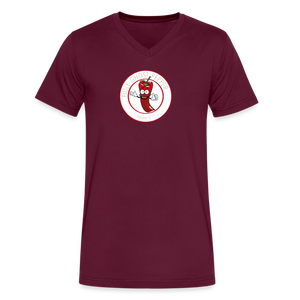 Holy Ghost Pepper - Men's V-Neck T-Shirt - maroon