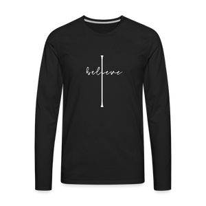 I Believe - Men's Premium Long Sleeve T-Shirt - black