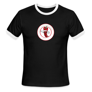 Holy Ghost Pepper - Men's Ringer T-Shirt - black/white