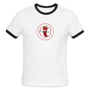 Holy Ghost Pepper - Men's Ringer T-Shirt - white/black